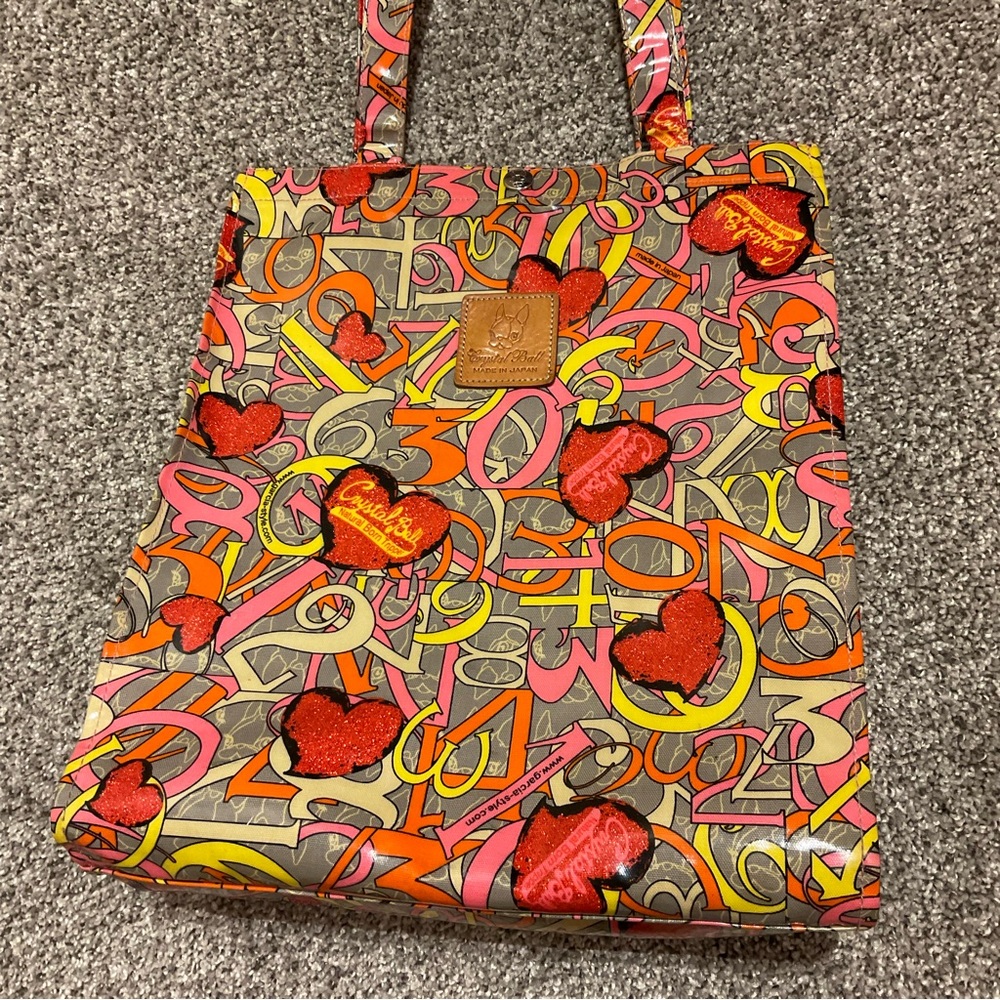 ❤️RARE Crystal Ball Natural Born Tripper Japan Tote Bag, EUC